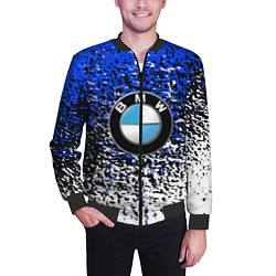Бомбер мужской BMW, цвет: 3D-черный — фото 2
