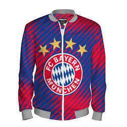 Бомбер мужской BAYERN MUNCHEN, цвет: 3D-меланж