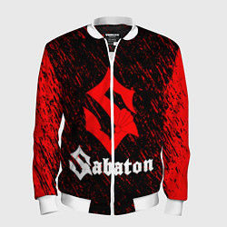 Бомбер мужской Sabaton, цвет: 3D-белый