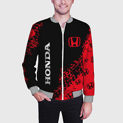 Бомбер мужской HONDA ХОНДА, цвет: 3D-меланж — фото 2