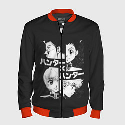 Бомбер мужской Hunter x Hunter, цвет: 3D-красный