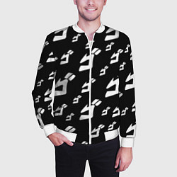 Бомбер мужской JoJo Bizarre Adventure, цвет: 3D-белый — фото 2