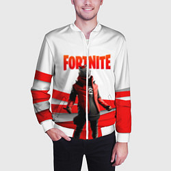 Бомбер мужской FORTNITE, цвет: 3D-белый — фото 2