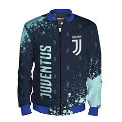 Бомбер мужской JUVENTUS ЮВЕНТУС, цвет: 3D-синий