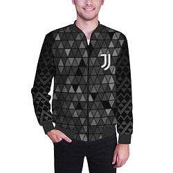 Бомбер мужской Juventus Ювентус, цвет: 3D-черный — фото 2