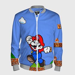 Бомбер мужской Mario, цвет: 3D-меланж