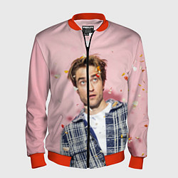 Бомбер мужской ROBERT PATTINSON, цвет: 3D-красный