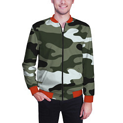 Бомбер мужской Camouflage 2, цвет: 3D-красный — фото 2