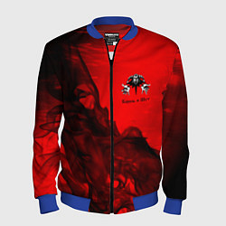 Бомбер мужской КОРОЛЬ И ШУТ, цвет: 3D-синий