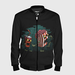 Бомбер мужской Zombie, цвет: 3D-черный