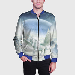 Бомбер мужской Пегас, цвет: 3D-синий — фото 2
