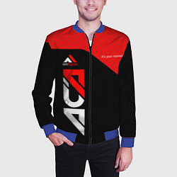 Бомбер мужской Iam Fighter Z, цвет: 3D-синий — фото 2