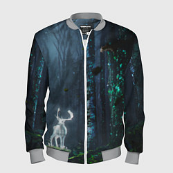 Бомбер мужской Олень, цвет: 3D-меланж