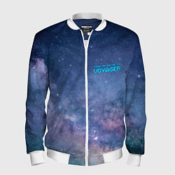 Бомбер мужской Услышь мой вой уже, это Voyager, цвет: 3D-белый