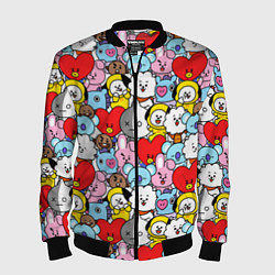 Бомбер мужской BT21 BTS, цвет: 3D-черный