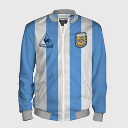 Бомбер мужской Джерси Марадоны с автографом, цвет: 3D-меланж
