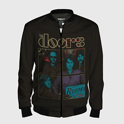 Бомбер мужской The Doors, цвет: 3D-черный