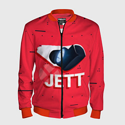 Бомбер мужской Jett, цвет: 3D-красный