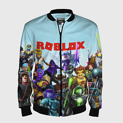 Бомбер мужской ROBLOX, цвет: 3D-черный