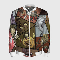 Бомбер мужской Dont Starve, цвет: 3D-белый