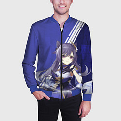 Бомбер мужской Genshin Impact, цвет: 3D-синий — фото 2