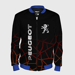 Бомбер мужской PEUGEOT, цвет: 3D-синий