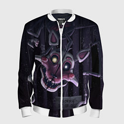 Бомбер мужской Фантайм Фокси, цвет: 3D-белый