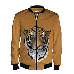 Бомбер мужской Тигр, цвет: 3D-черный