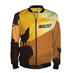 Бомбер мужской Rust, цвет: 3D-черный