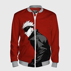 Бомбер мужской Годжо Магическая Битва арт02, цвет: 3D-меланж