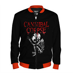 Бомбер мужской Cannibal Corpse 1, цвет: 3D-красный