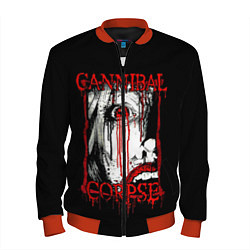Бомбер мужской Cannibal Corpse 2, цвет: 3D-красный