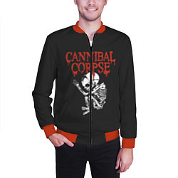 Бомбер мужской Cannibal Corpse, цвет: 3D-красный — фото 2