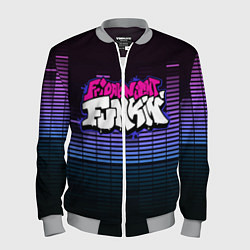Бомбер мужской Friday Night Funkin, цвет: 3D-меланж