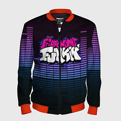 Бомбер мужской Friday Night Funkin, цвет: 3D-красный
