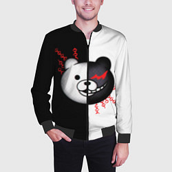 Бомбер мужской MONOKUMA МОНОКУМА, цвет: 3D-черный — фото 2