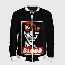 Бомбер мужской Hellsing, цвет: 3D-белый