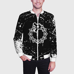 Бомбер мужской 7 СМЕРТНЫХ ГРЕХОВ МЕЛИОДАС, цвет: 3D-белый — фото 2
