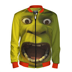 Бомбер мужской Shrek is Yelling, цвет: 3D-красный