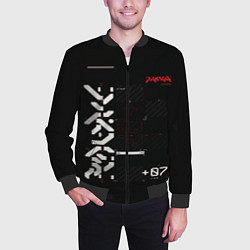 Бомбер мужской CuberPunk 2077, цвет: 3D-черный — фото 2