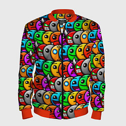 Мужской бомбер Geometry Dash: Pattern Z