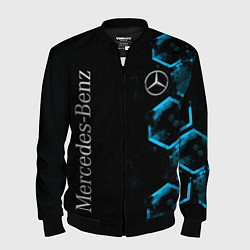 Бомбер мужской Mercedes Мерседес Неон, цвет: 3D-черный