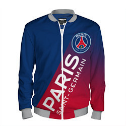 Бомбер мужской ФК ПСЖ PARIS SAINT GERMAIN, цвет: 3D-меланж