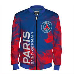 Бомбер мужской ФК ПСЖ PARIS SAINT GERMAIN, цвет: 3D-синий