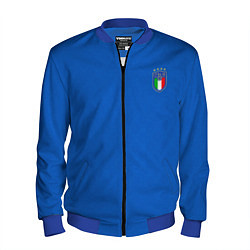 Бомбер мужской Форма сборной Италии, цвет: 3D-синий