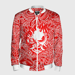 Бомбер мужской Samurai, цвет: 3D-белый