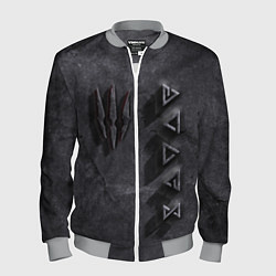 Бомбер мужской THE WITCHER КАМЕНЬ, цвет: 3D-меланж
