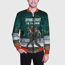 Бомбер мужской Dying light Зараженный, цвет: 3D-красный — фото 2