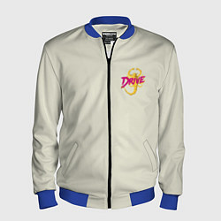 Бомбер мужской Drive - Скорпион Спина, цвет: 3D-синий