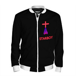 Бомбер мужской STARBOY - The Weeknd, цвет: 3D-белый